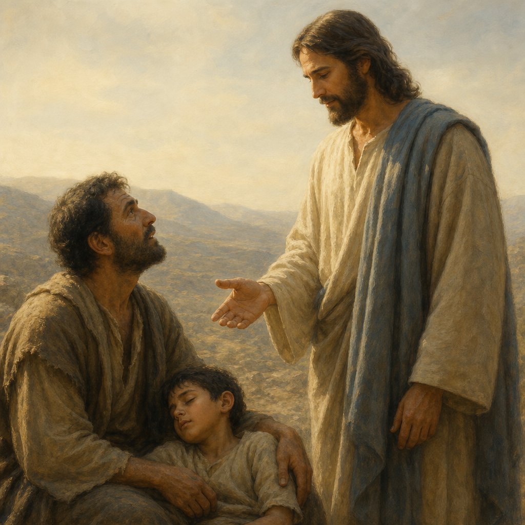 "Jesus said unto him, If thou canst believe, all things are possible to him that believeth." - Mark 9:{verse.verse_number}