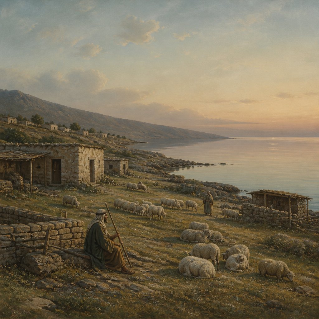 "And the sea coast shall be dwellings and cottages for shepherds, and folds for flocks." - Zephaniah 2:6