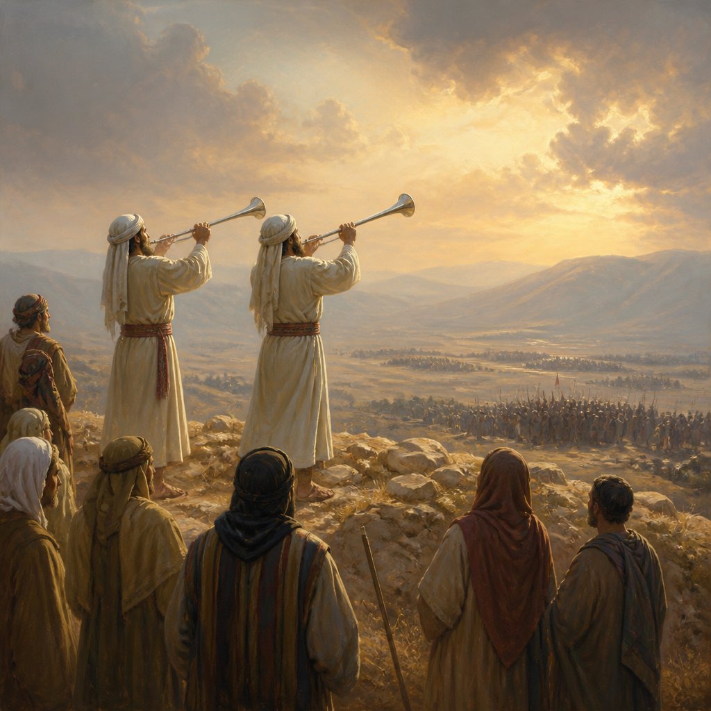 "And if ye go to war in your land against the enemy that oppresseth you, then ye shall blow an alarm with the trumpets; and ye shall be remembered before the LORD your God, and ye shall be saved from your enemies." - Numbers 10:9