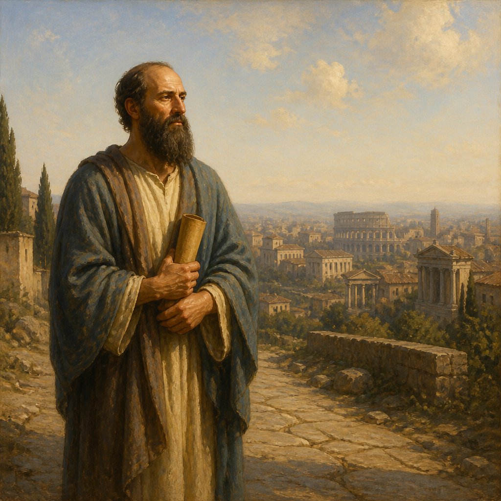 "So, as much as in me is, I am ready to preach the gospel to you that are at Rome also." - Romans 1:{verse.verse_number}