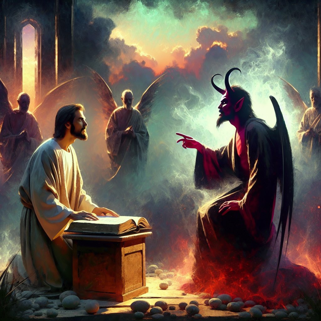 Luke 4:8 - "And Jesus answered and said unto him, Get thee behind me, Satan: for it is written, Thou shalt worship the Lord thy God, and him only shalt thou serve."