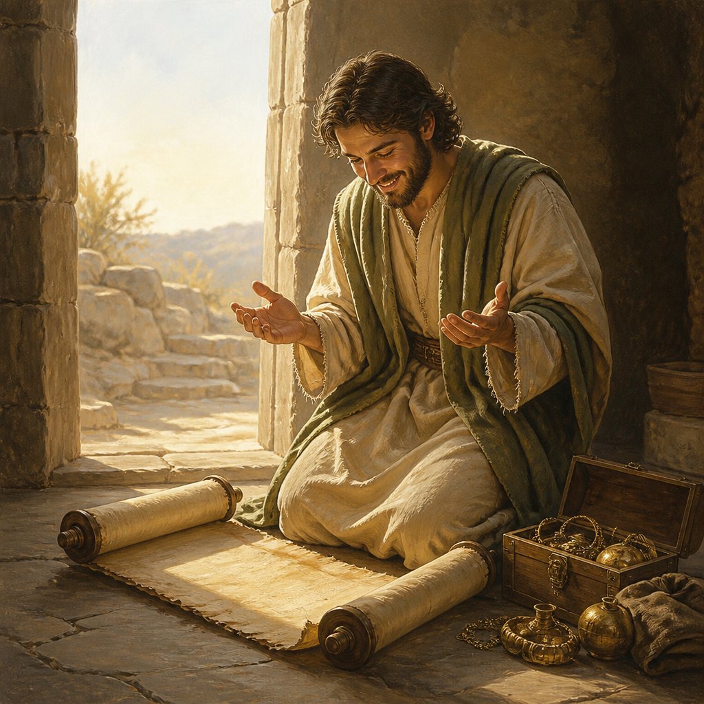 "I rejoice at thy word, as one that findeth great spoil." - Psalms 119:{verse.verse_number}