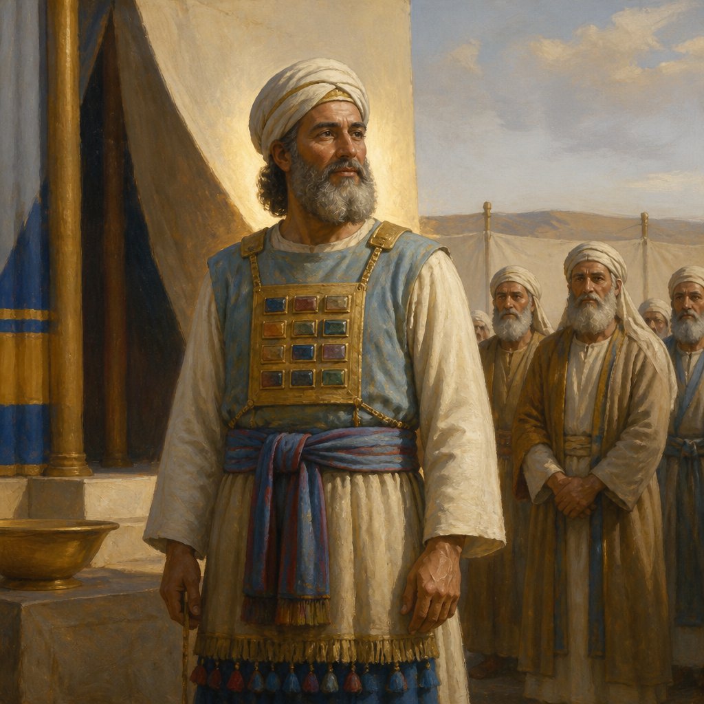 "And Phinehas the son of Eleazar was the ruler over them in time past, and the LORD was with him." - 1 Chronicles 9:{verse.verse_number}