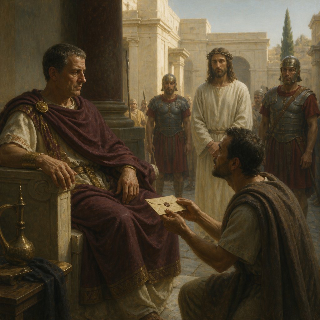 "When he was set down on the judgment seat, his wife sent unto him, saying, Have thou nothing to do with that just man: for I have suffered many things this day in a dream because of him." - Matthew 27:19