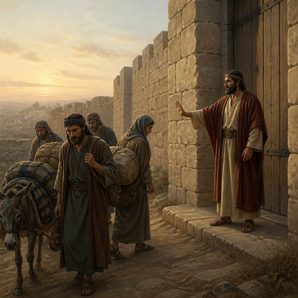 "Then I testified against them, and said unto them, Why lodge ye about the wall? if ye do so again, I will lay hands on you. From that time forth came they no more on the sabbath." - Nehemiah 13:21