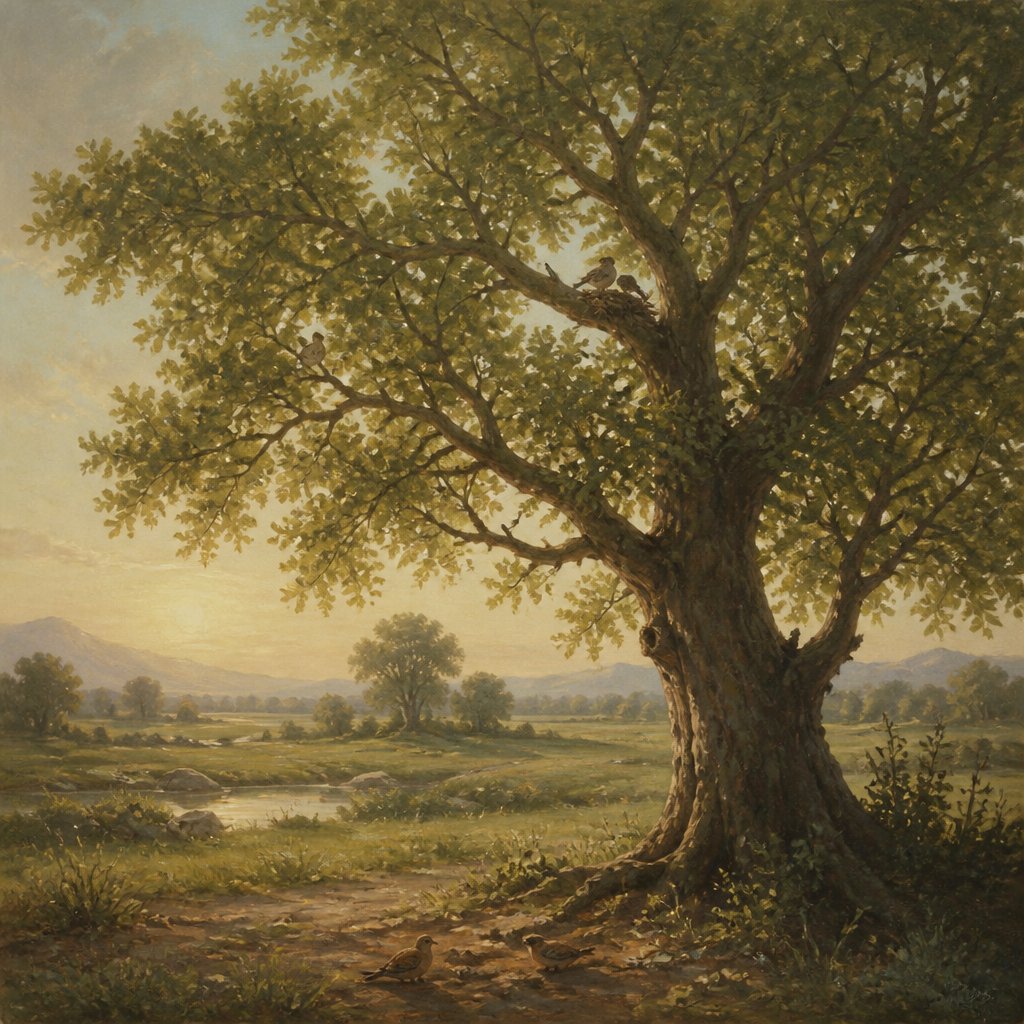 "But when it is sown, it groweth up, and becometh greater than all herbs, and shooteth out great branches; so that the fowls of the air may lodge under the shadow of it." - Mark 4:{verse.verse_number}