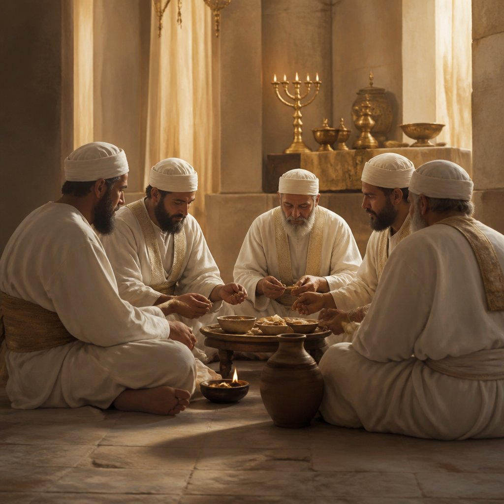 "Every male among the priests shall eat thereof: it shall be eaten in the holy place: it is most holy." - Leviticus 7:{verse.verse_number}