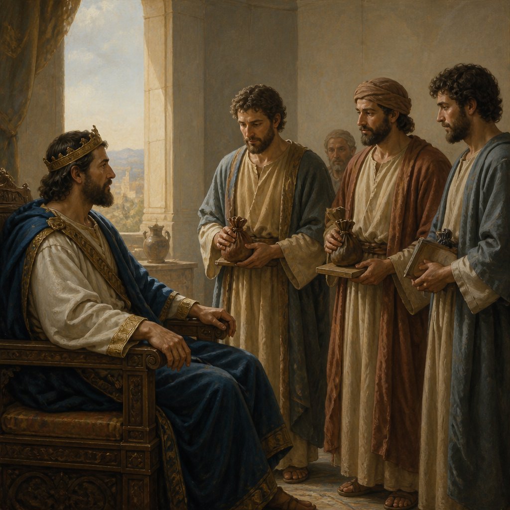"And it came to pass, that when he was returned, having received the kingdom, then he commanded these servants to be called unto him, to whom he had given the money, that he might know how much every man had gained by trading." - Luke 19:15