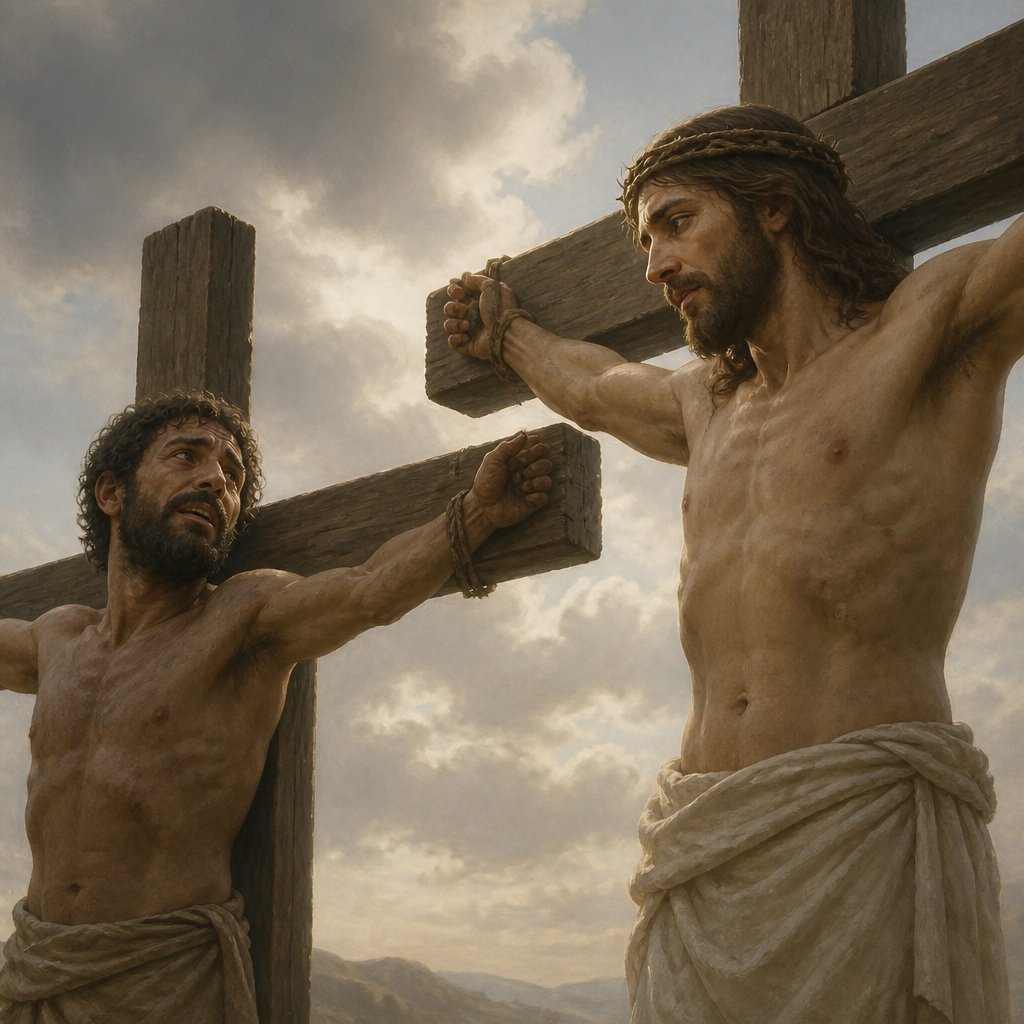 "And he said unto Jesus, Lord, remember me when thou comest into thy kingdom." - Luke 23:{verse.verse_number}
