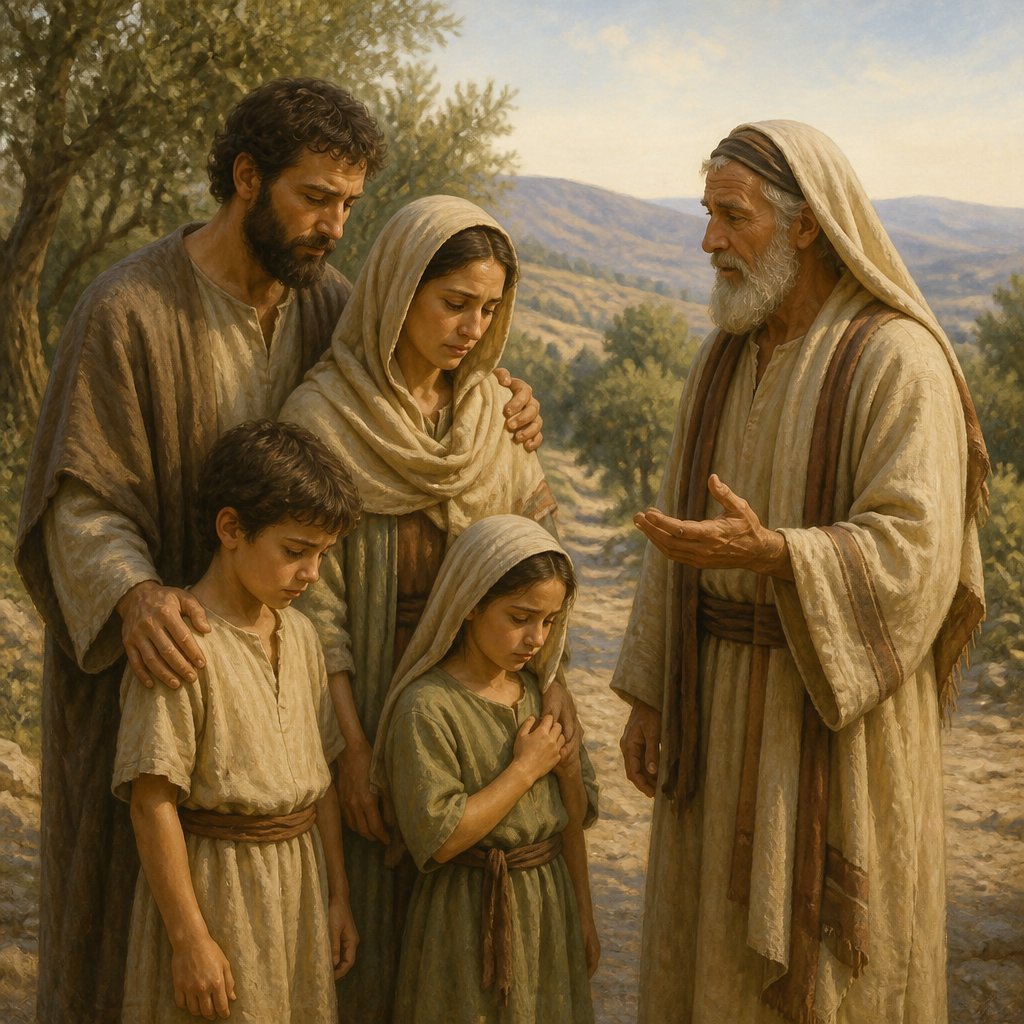 "Ye are the children of the LORD your God: ye shall not cut yourselves, nor make any baldness between your eyes for the dead." - Deuteronomy 14:{verse.verse_number}