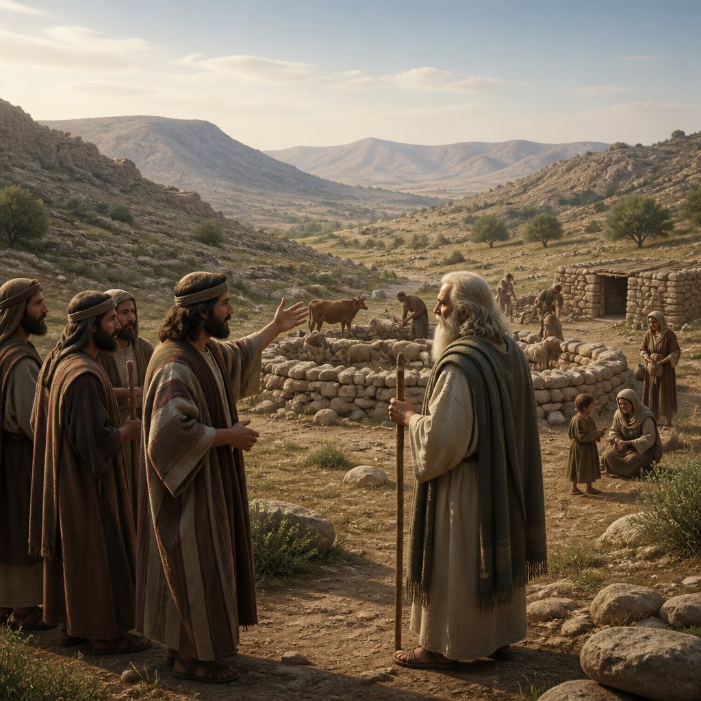 "¶ And they came near unto him, and said, We will build sheepfolds here for our cattle, and cities for our little ones:" - Numbers 32:16