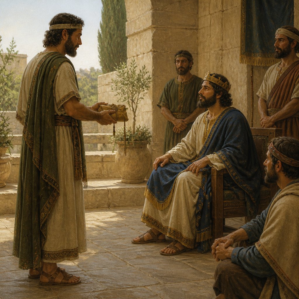 "And Abner sent messengers to David on his behalf, saying, Whose is the land? saying also, Make thy league with me, and, behold, my hand shall be with thee, to bring about all Israel unto thee." - 2 Samuel 3:12