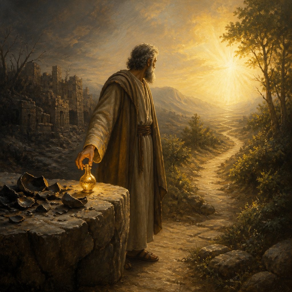 "Therefore thus saith the LORD, If thou return, then will I bring thee again, and thou shalt stand before me: and if thou take forth the precious from the vile, thou shalt be as my mouth: let them return unto thee; but return not thou unto them." - Jeremiah 15:{verse.verse_number}