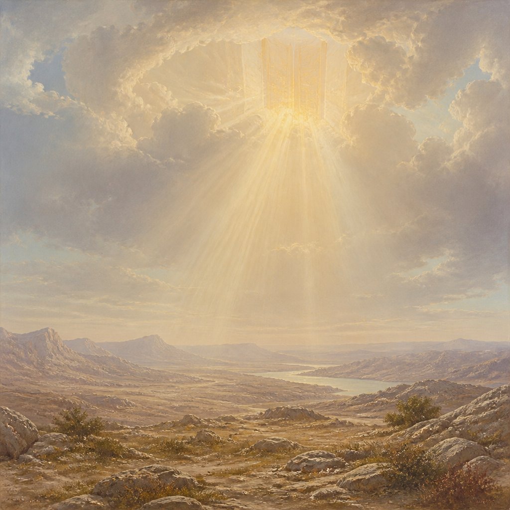 "Though he had commanded the clouds from above, and opened the doors of heaven," - Psalms 78:23