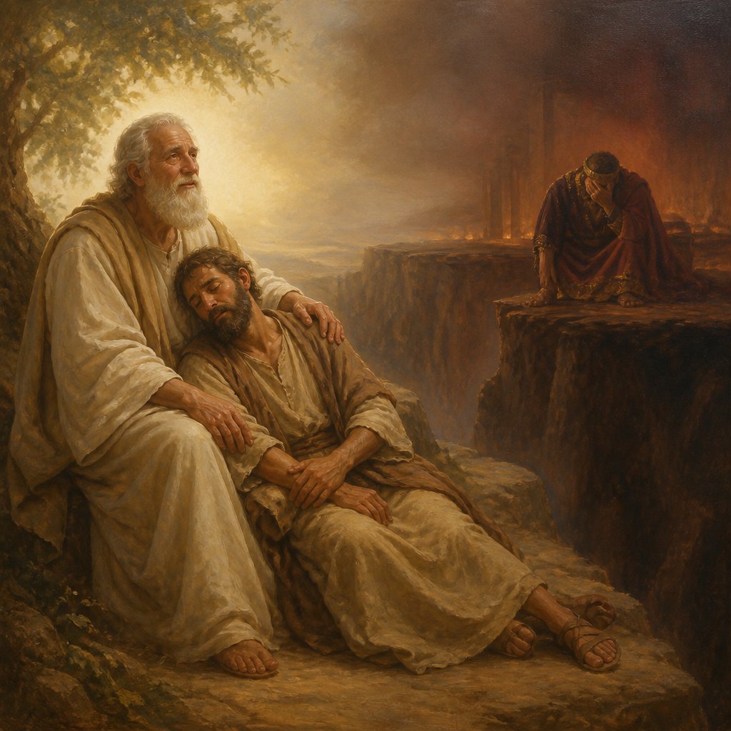"But Abraham said, Son, remember that thou in thy lifetime receivedst thy good things, and likewise Lazarus evil things: but now he is comforted, and thou art tormented." - Luke 16:25