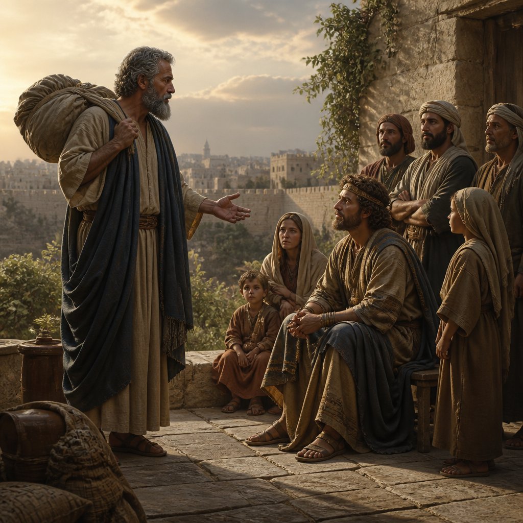 "Say thou unto them, Thus saith the Lord GOD; This burden concerneth the prince in Jerusalem, and all the house of Israel that are among them." - Ezekiel 12:{verse.verse_number}
