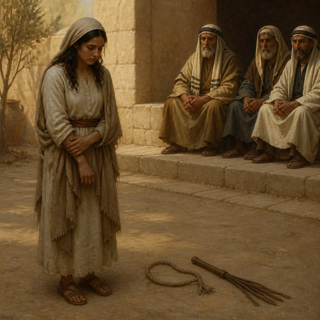 "And whosoever lieth carnally with a woman, that is a bondmaid, betrothed to an husband, and not at all redeemed, nor freedom given her; she shall be scourged; they shall not be put to death, because she was not free." - Leviticus 19:20