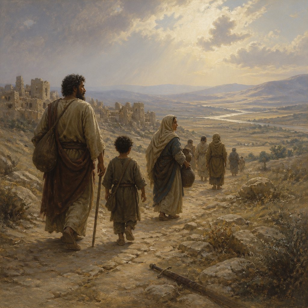 "¶ Yet will I leave a remnant, that ye may have some that shall escape the sword among the nations, when ye shall be scattered through the countries." - Ezekiel 6:8