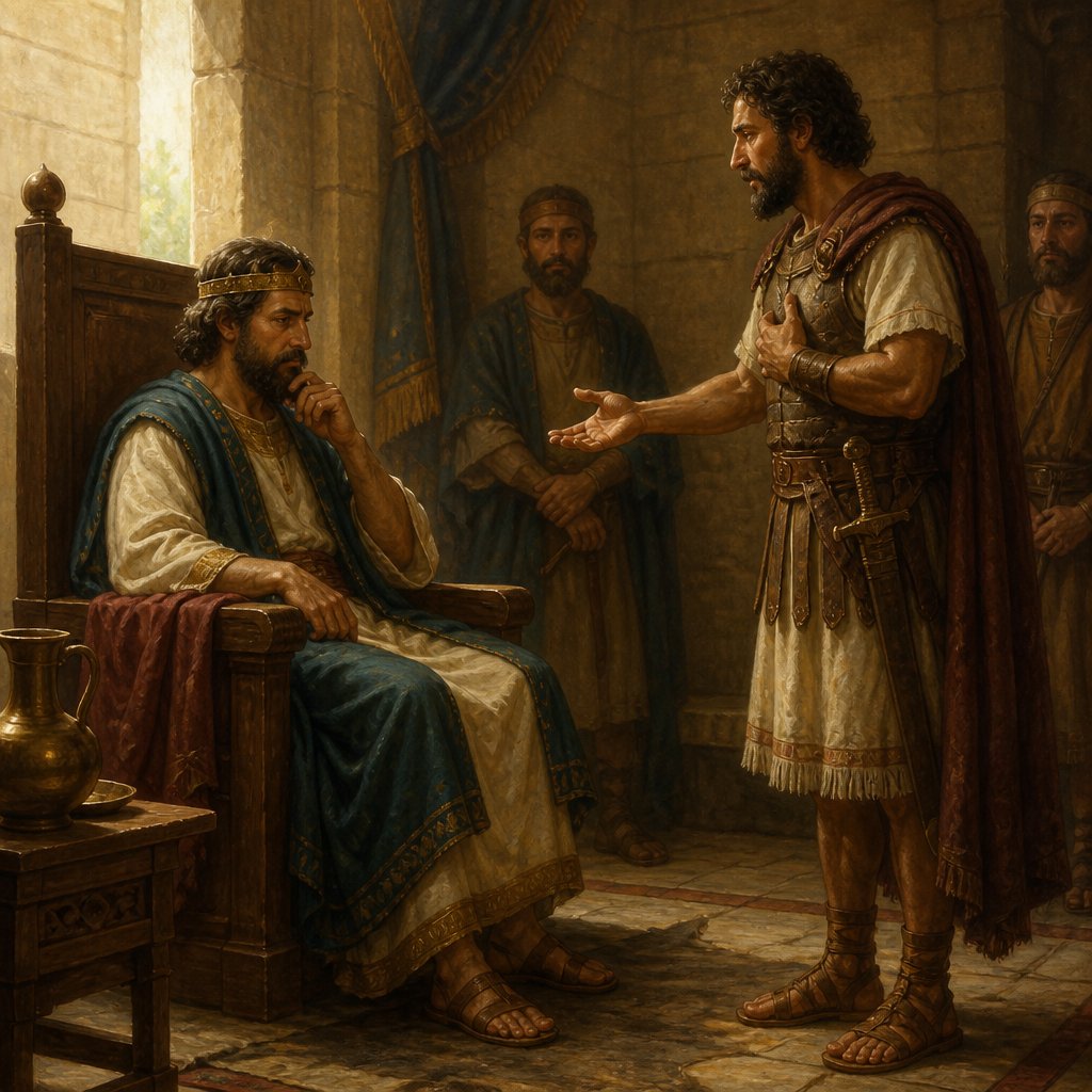 "And Joab said unto the king, Now the LORD thy God add unto the people, how many soever they be, an hundredfold, and that the eyes of my lord the king may see it: but why doth my lord the king delight in this thing?" - 2 Samuel 24:3