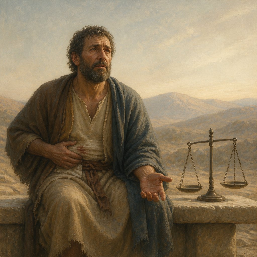 "Should I lie against my right? my wound is incurable without transgression." - Job 34:{verse.verse_number}