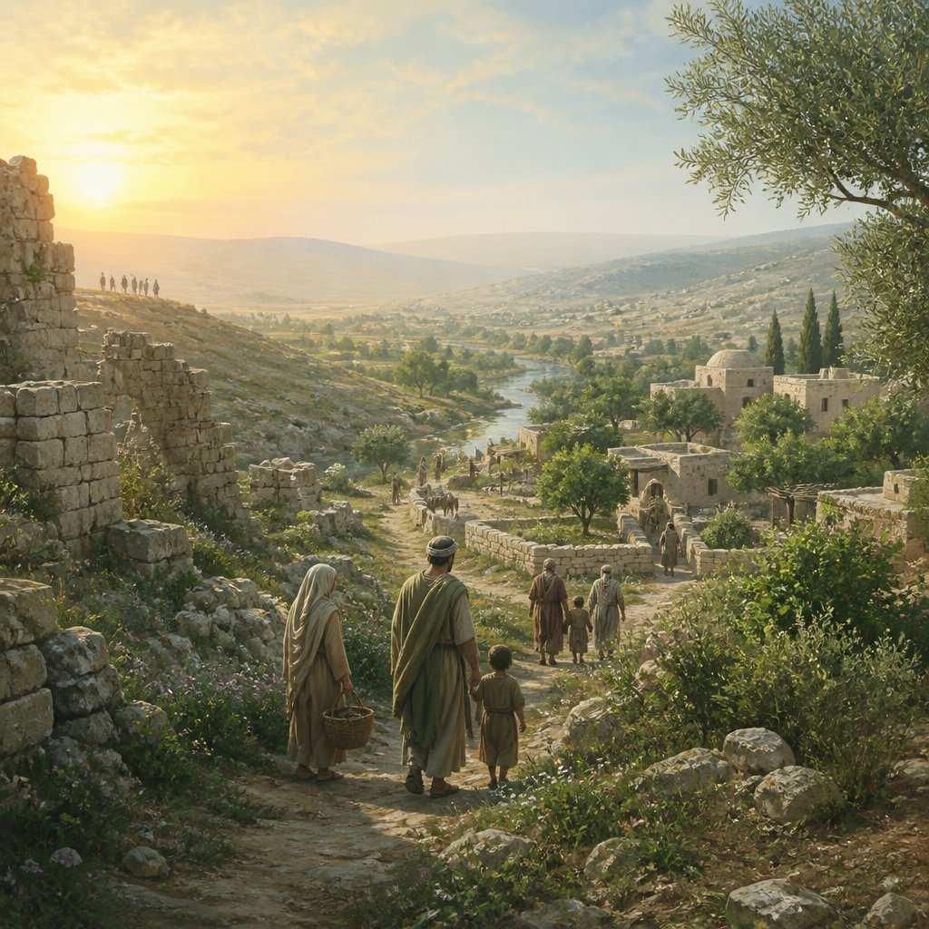 "For thy waste and thy desolate places, and the land of thy destruction, shall even now be too narrow by reason of the inhabitants, and they that swallowed thee up shall be far away." - Isaiah 49:{verse.verse_number}