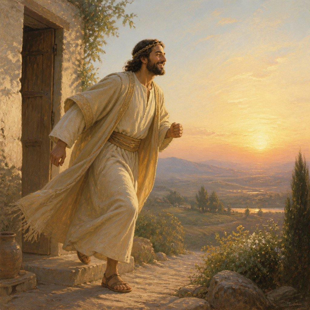 "Which is as a bridegroom coming out of his chamber, and rejoiceth as a strong man to run a race." - Psalms 19:5