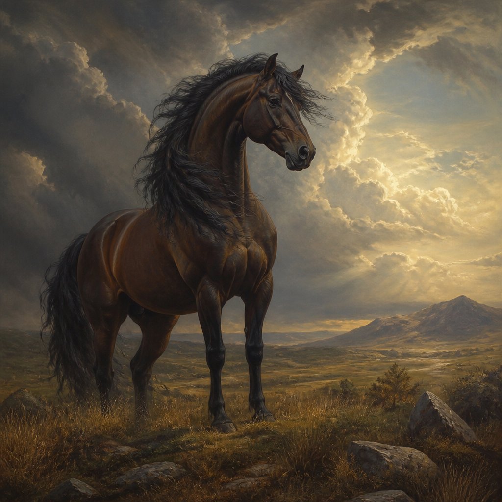 "Hast thou given the horse strength? hast thou clothed his neck with thunder?" - Job 39:{verse.verse_number}