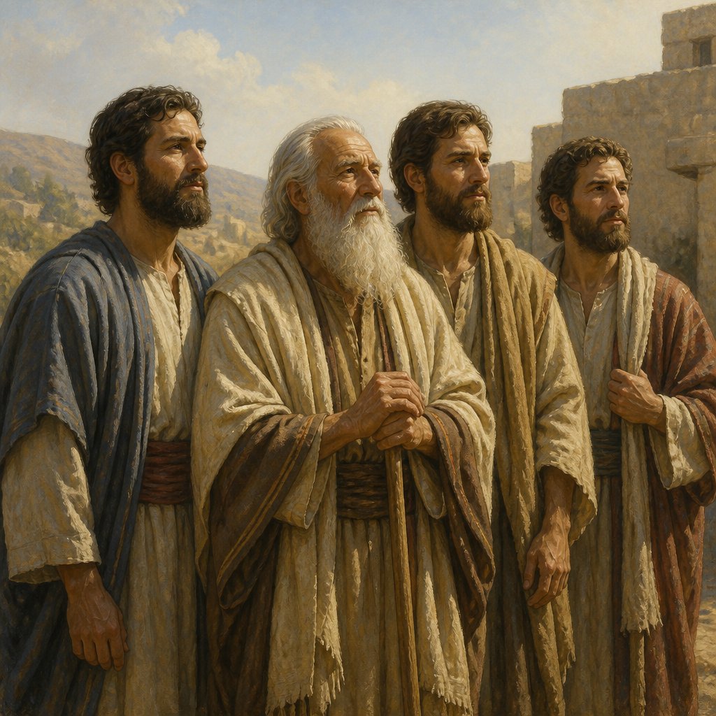 "And Jeuz, and Shachia, and Mirma. These were his sons, heads of the fathers." - 1 Chronicles 8:10