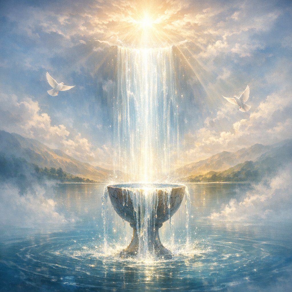 "But whosoever drinketh of the water that I shall give him shall never thirst; but the water that I shall give him shall be in him a well of water springing up into everlasting life." - John 4:14