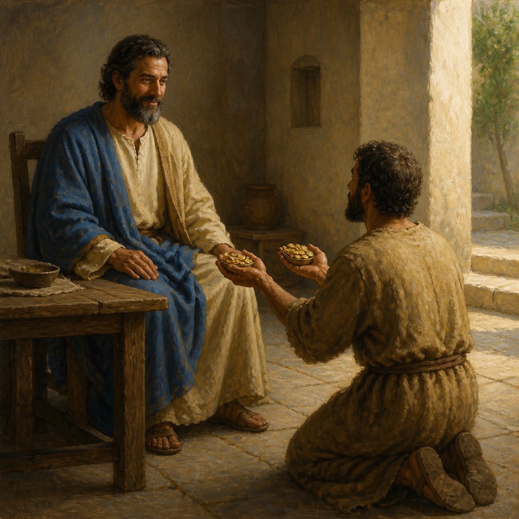 "And so he that had received five talents came and brought other five talents, saying, Lord, thou deliveredst unto me five talents: behold, I have gained beside them five talents more." - Matthew 25:20