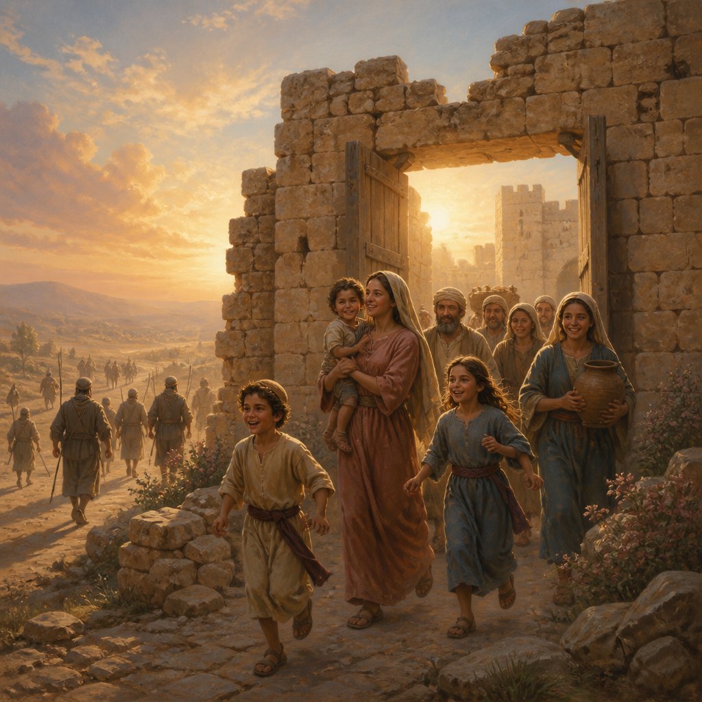 "Thy children shall make haste; thy destroyers and they that made thee waste shall go forth of thee." - Isaiah 49:{verse.verse_number}