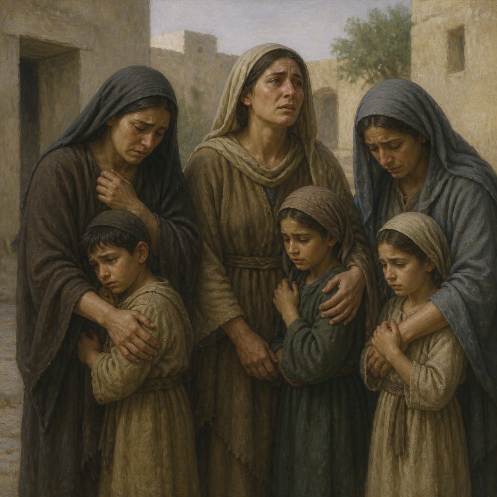 "We are orphans and fatherless, our mothers are as widows." - Lamentations 5:3