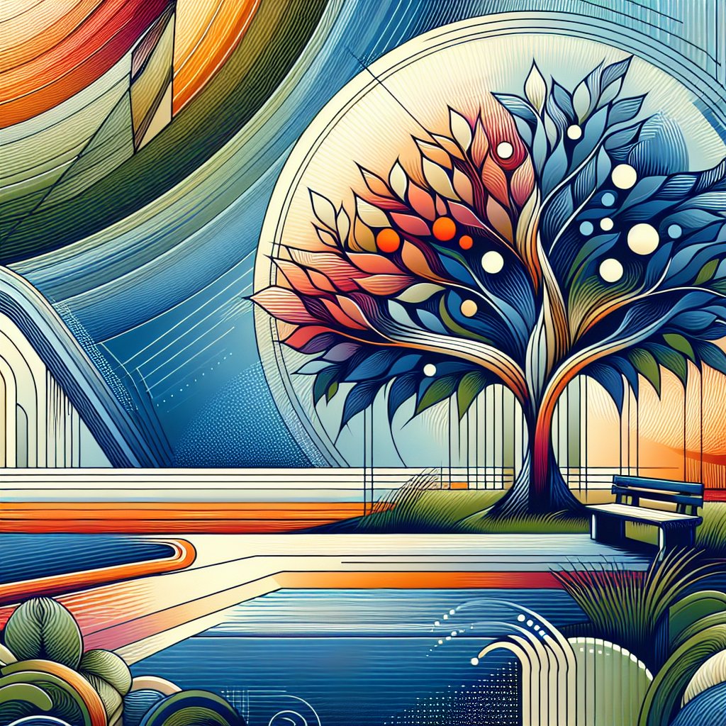 Fig Tree
A serene scene with a fig tree, created in a respectful style, evoking a sense of devotion to Christianity. The image has a modern aesthetic with vibrant colors, meticulous detail, and striking contrast, similar to what is often found in digital art. There are no words or text in the image.