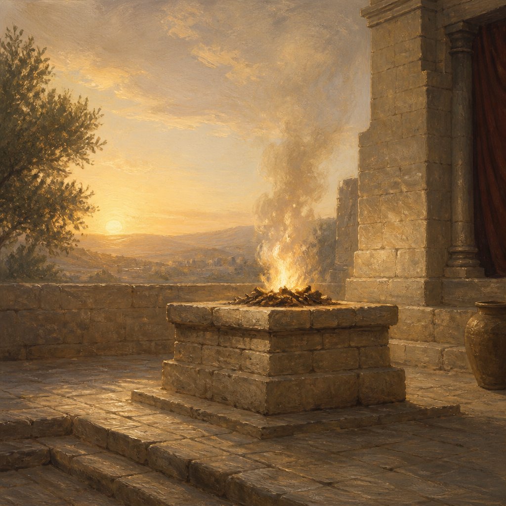 "The fire shall ever be burning upon the altar; it shall never go out." - Leviticus 6:{verse.verse_number}