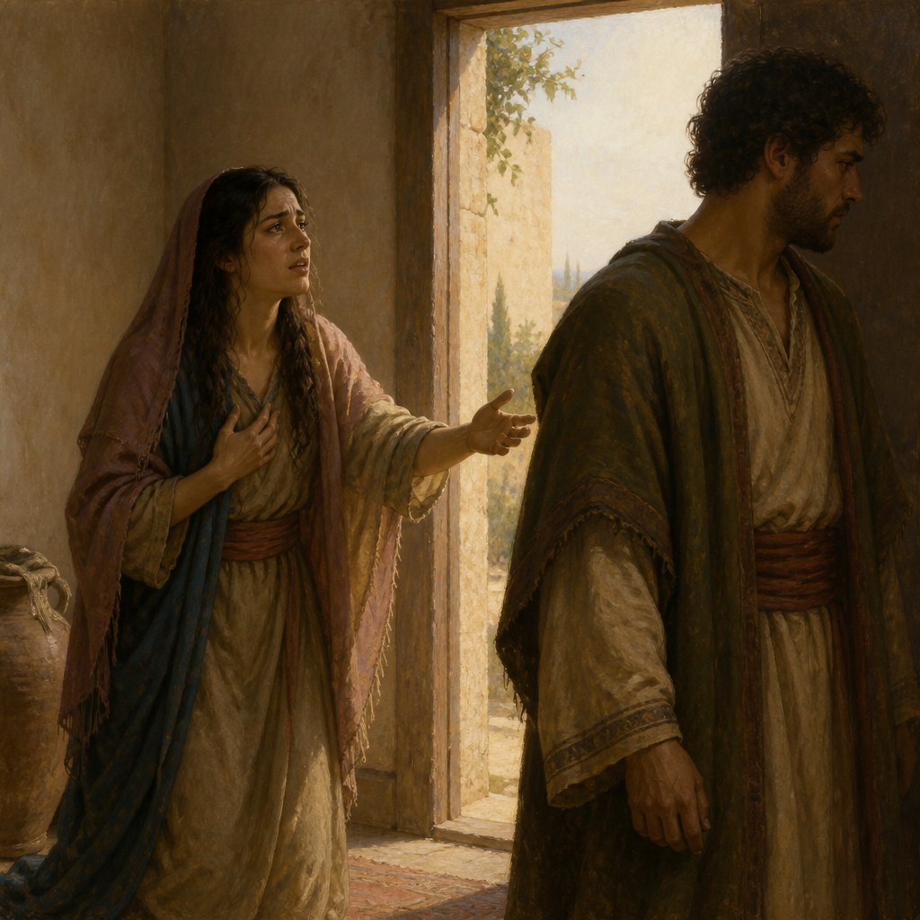"And she said unto him, There is no cause: this evil in sending me away is greater than the other that thou didst unto me. But he would not hearken unto her." - 2 Samuel 13:{verse.verse_number}