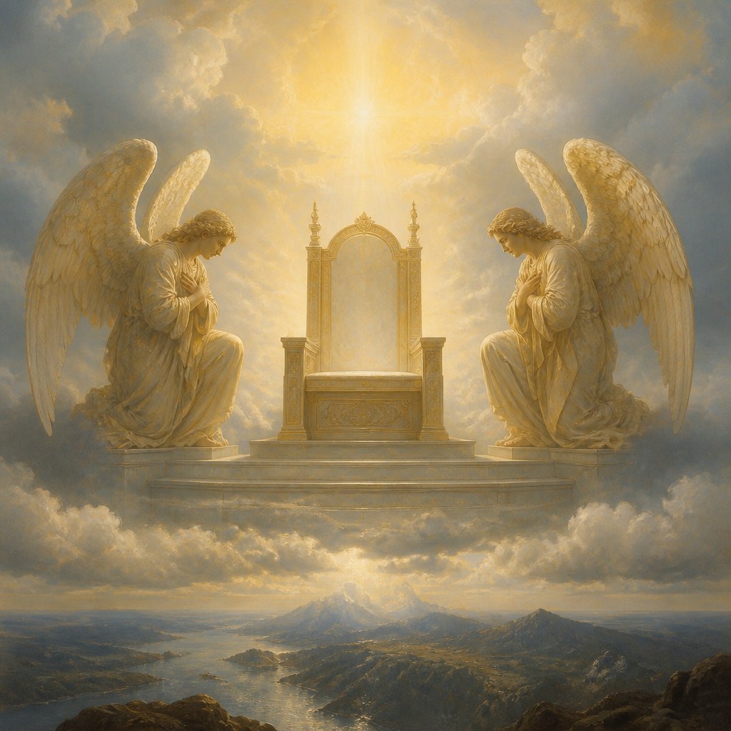 "The LORD reigneth; let the people tremble: he sitteth between the cherubims; let the earth be moved." - Psalms 99:1