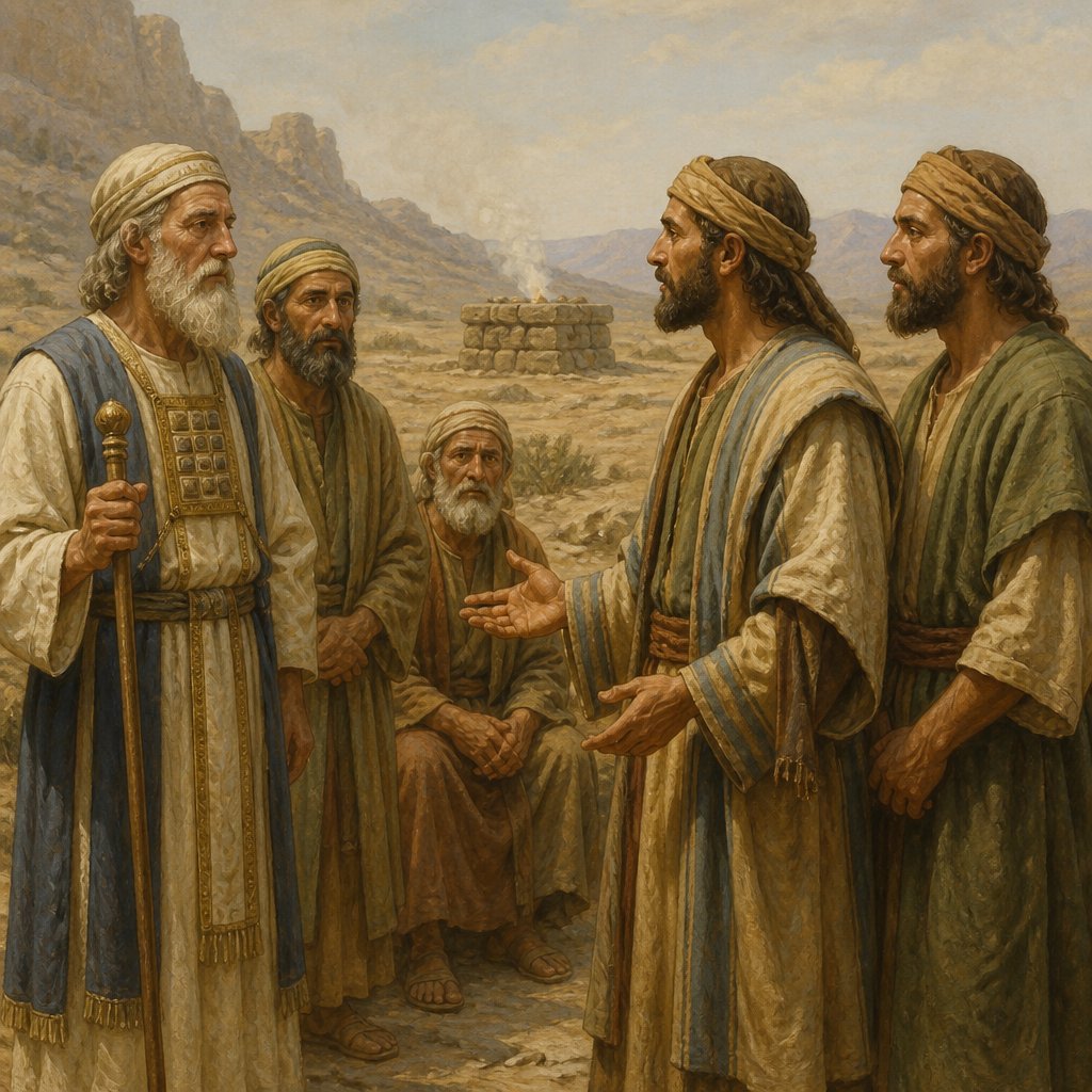 "And when Phinehas the priest, and the princes of the congregation and heads of the thousands of Israel which were with him, heard the words that the children of Reuben and the children of Gad and the children of Manasseh spake, it pleased them." - Joshua 22:30