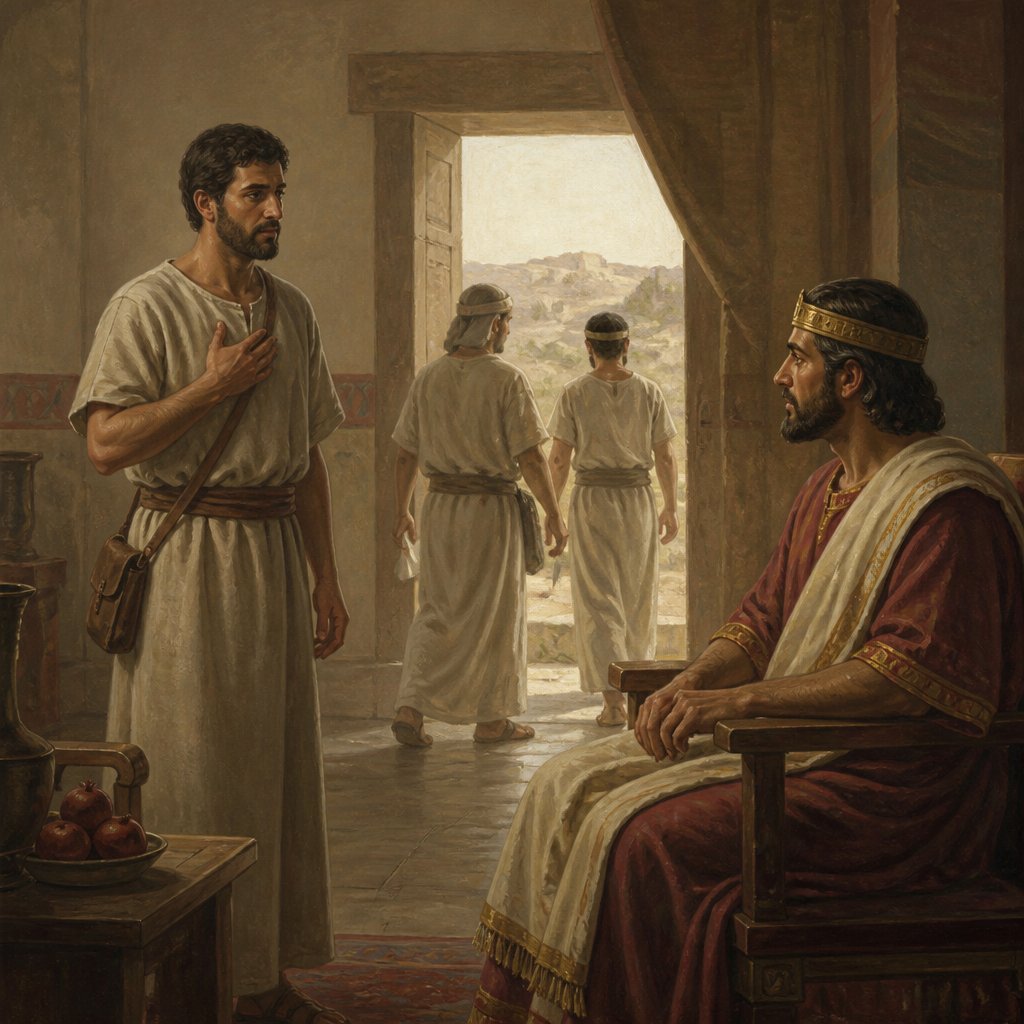 "But he himself turned again from the quarries that were by Gilgal, and said, I have a secret errand unto thee, O king: who said, Keep silence. And all that stood by him went out from him." - Judges 3:19