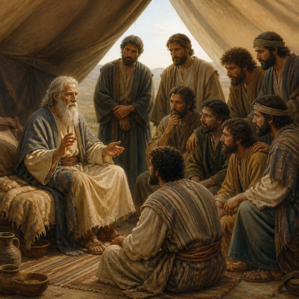 "And Jacob called unto his sons, and said, Gather yourselves together, that I may tell you that which shall befall you in the last days." - Genesis 49:1