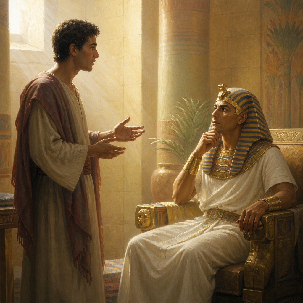 "Now therefore let Pharaoh look out a man discreet and wise, and set him over the land of Egypt." - Genesis 41:{verse.verse_number}
