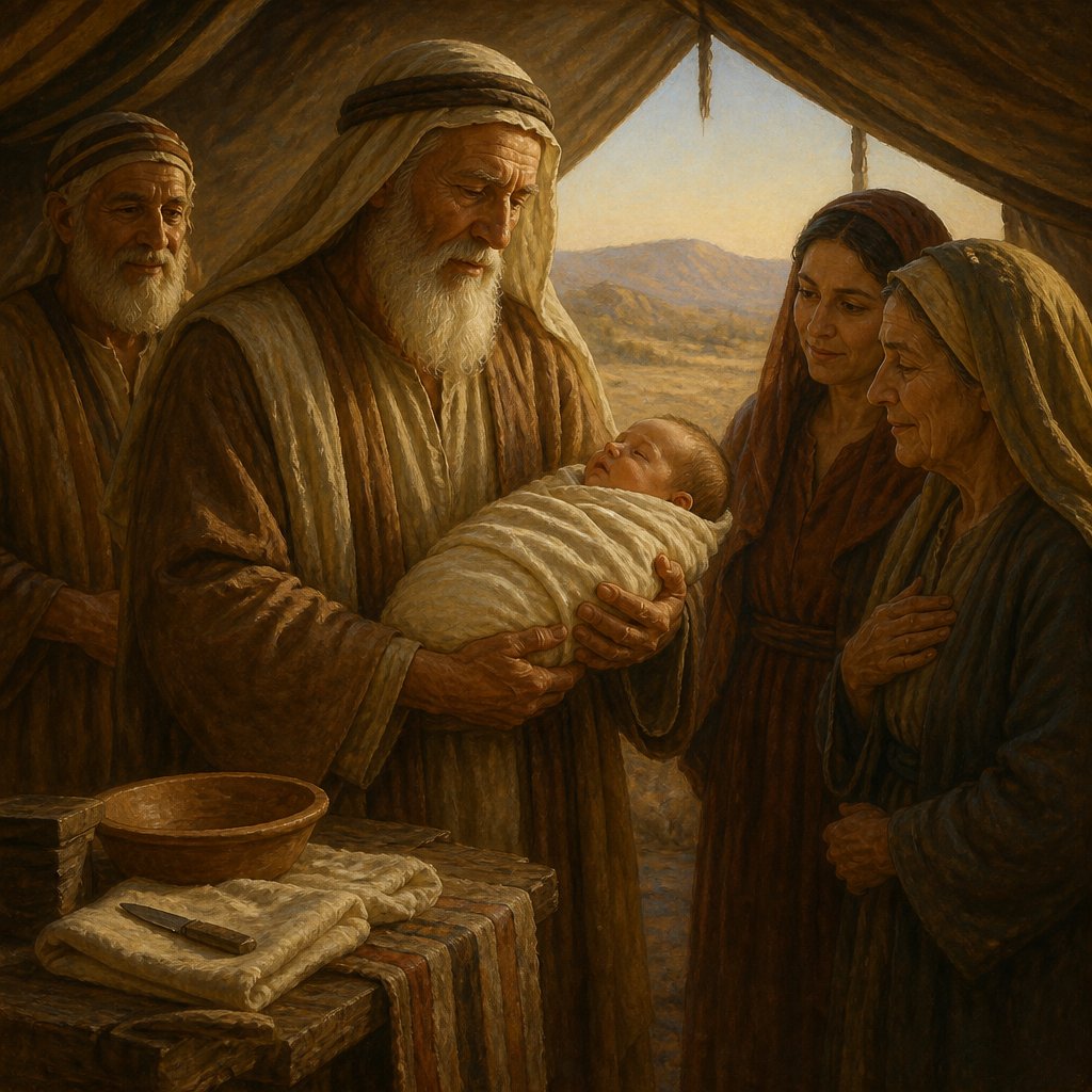 "And ye shall circumcise the flesh of your foreskin; and it shall be a token of the covenant betwixt me and you." - Genesis 17:{verse.verse_number}