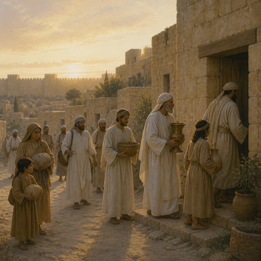 "¶ Now the first inhabitants that dwelt in their possessions in their cities were, the Israelites, the priests, Levites, and the Nethinims." - 1 Chronicles 9:{verse.verse_number}