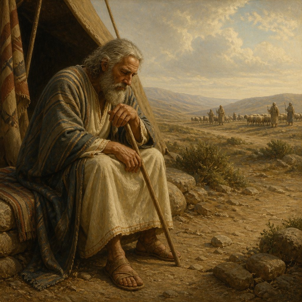 "And Jacob heard that he had defiled Dinah his daughter: now his sons were with his cattle in the field: and Jacob held his peace until they were come." - Genesis 34:5