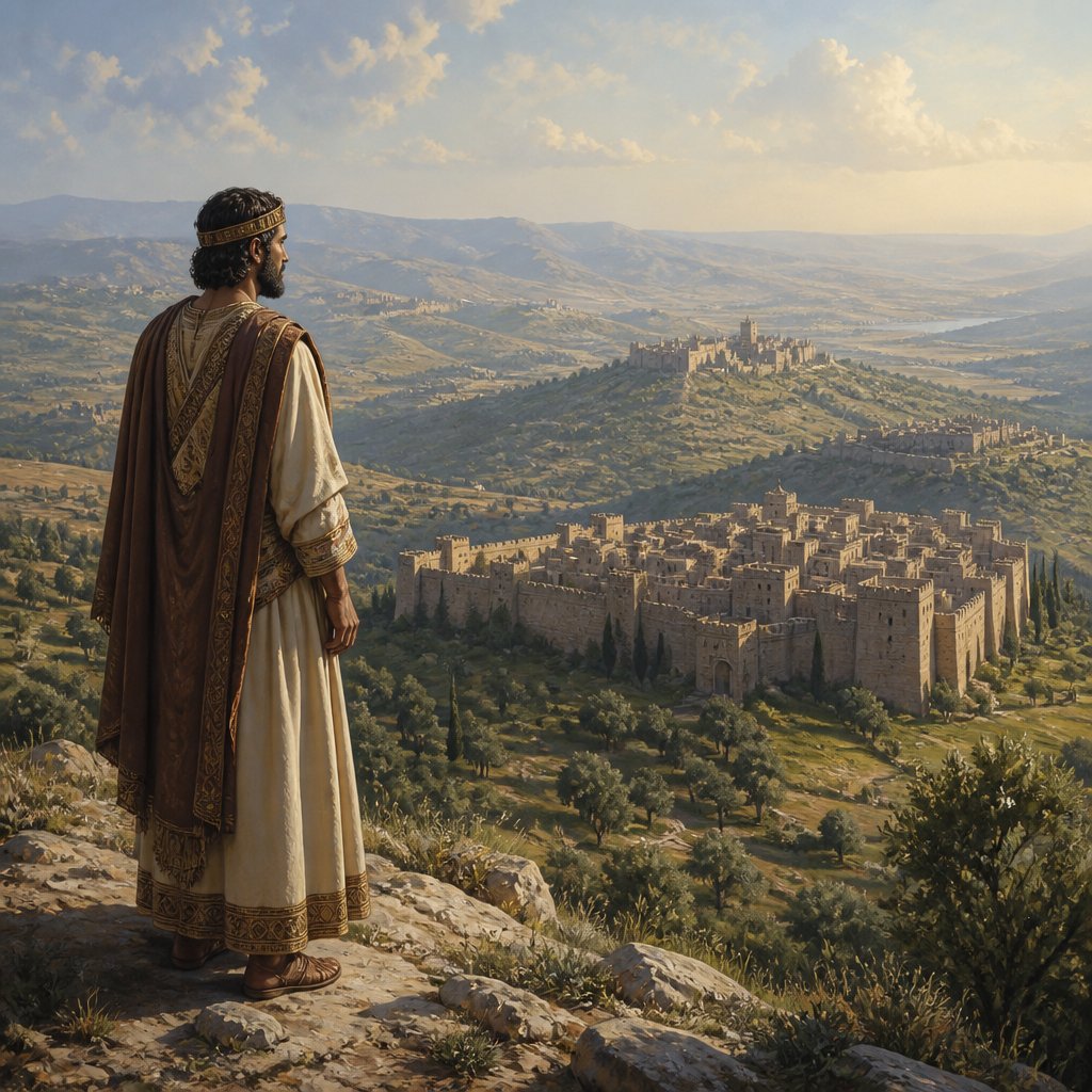 "The son of Geber, in Ramoth-gilead; to him pertained the towns of Jair the son of Manasseh, which are in Gilead; to him also pertained the region of Argob, which is in Bashan, threescore great cities with walls and brasen bars:" - 1 Kings 4:{verse.verse_number}