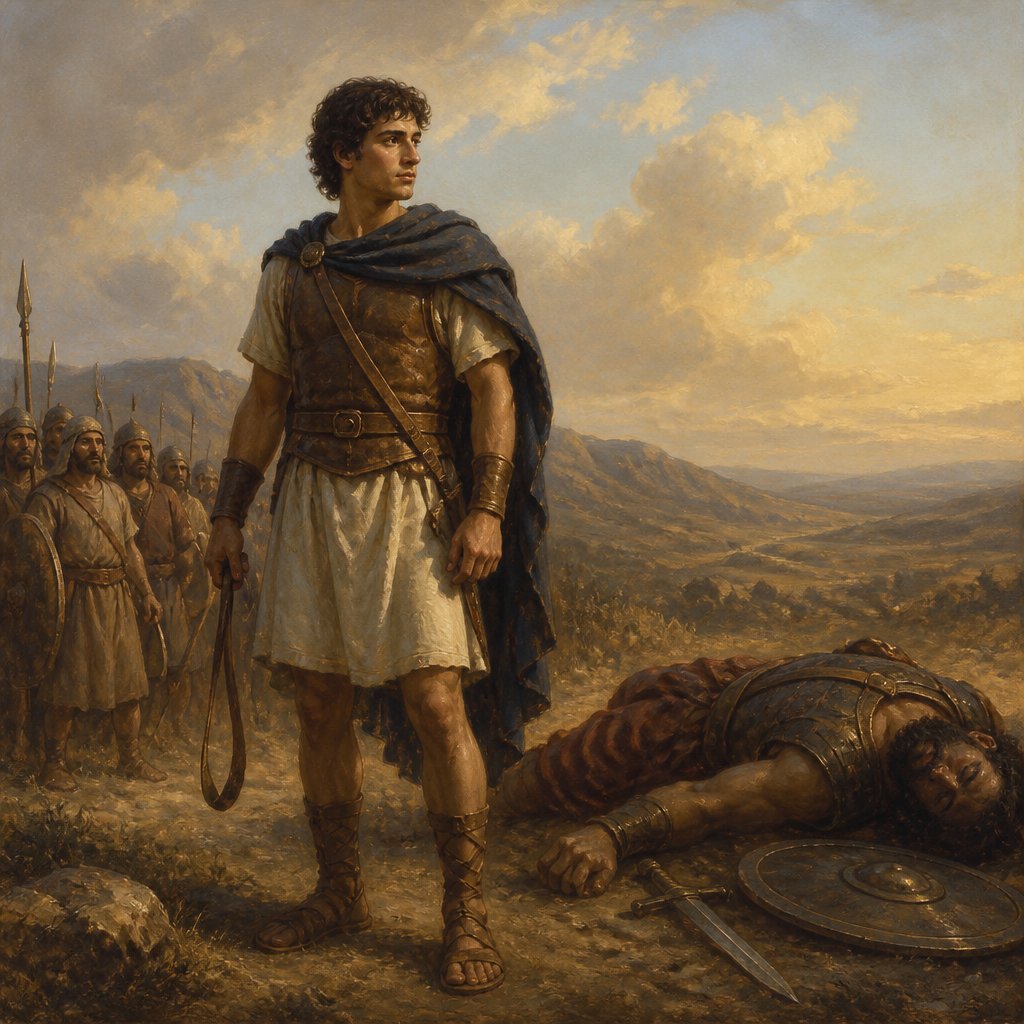 "But when he defied Israel, Jonathan the son of Shimea David's brother slew him." - 1 Chronicles 20:{verse.verse_number}