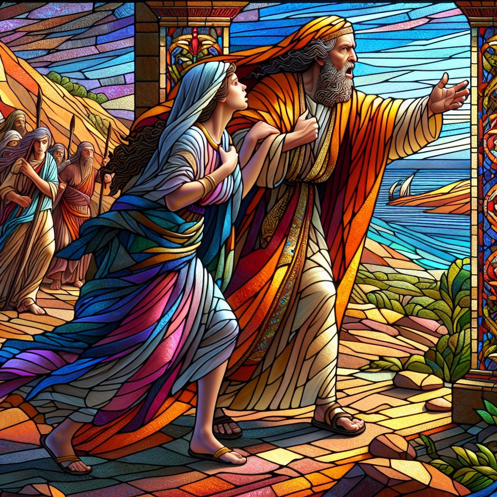 Matthew 15:22 - "And, behold, a woman of Canaan came out of the same coasts, and cried unto him, saying, Have mercy on me, O Lord, thou Son of David; my daughter is grievously vexed with a devil."