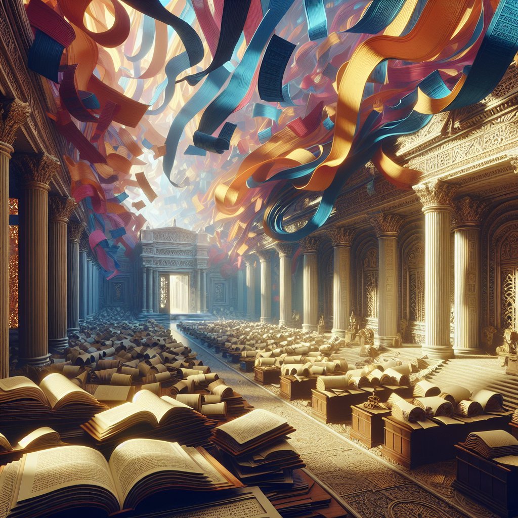 Ezra 6:1 - "Then Darius the king made a decree, and search was made in the house of the rolls, where the treasures were laid up in Babylon."