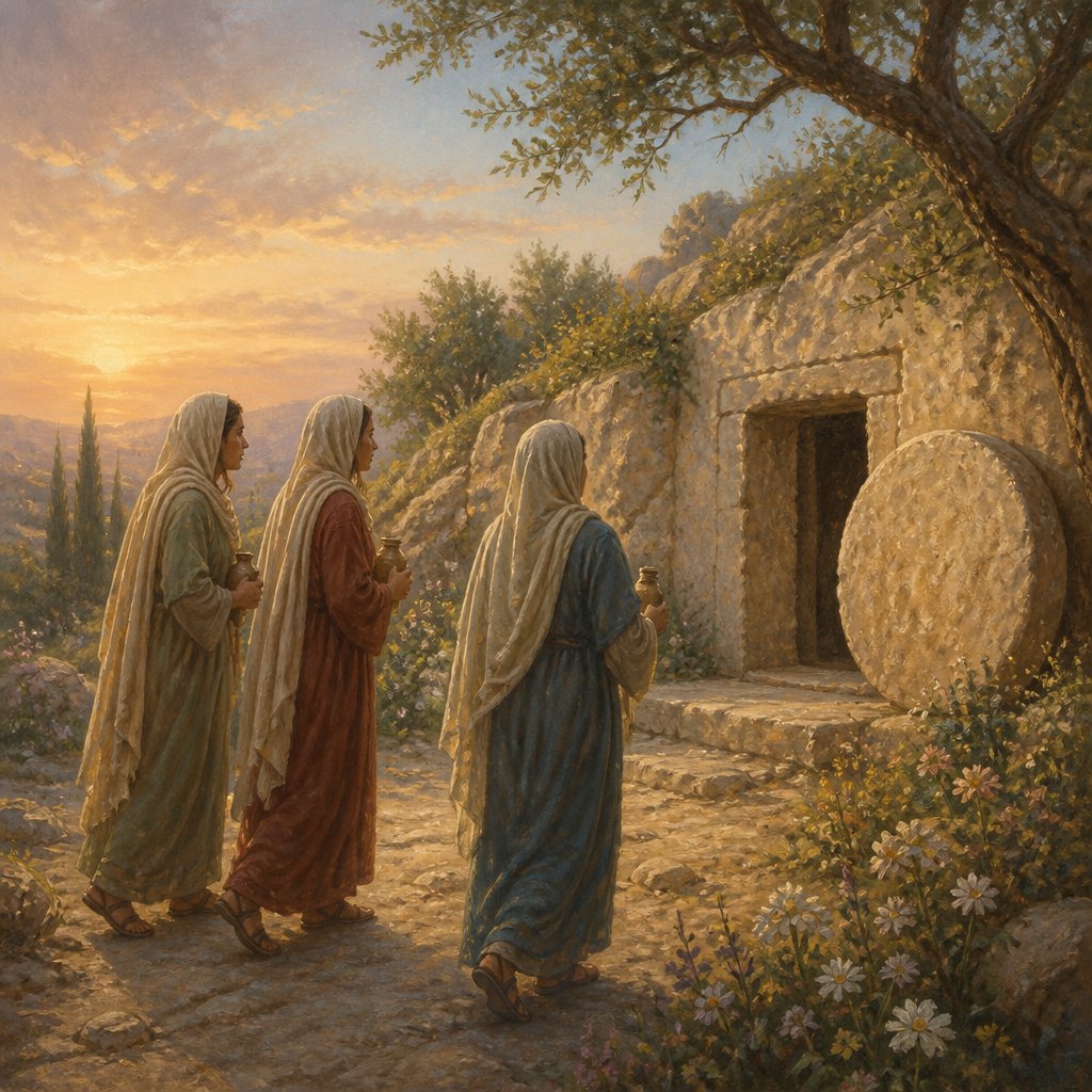 "And very early in the morning the first day of the week, they came unto the sepulchre at the rising of the sun." - Mark 16:2