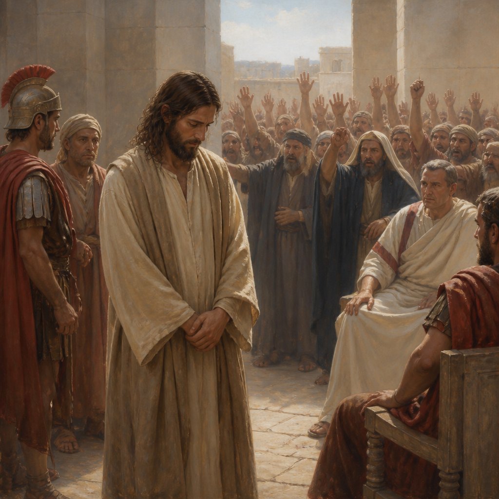 "But they cried, saying, Crucify him, crucify him." - Luke 23:21