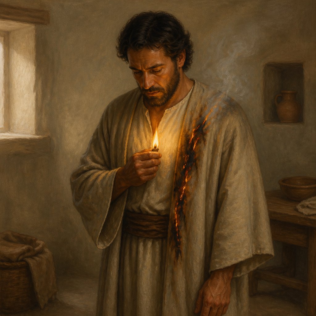 "Can a man take fire in his bosom, and his clothes not be burned?" - Proverbs 6:{verse.verse_number}